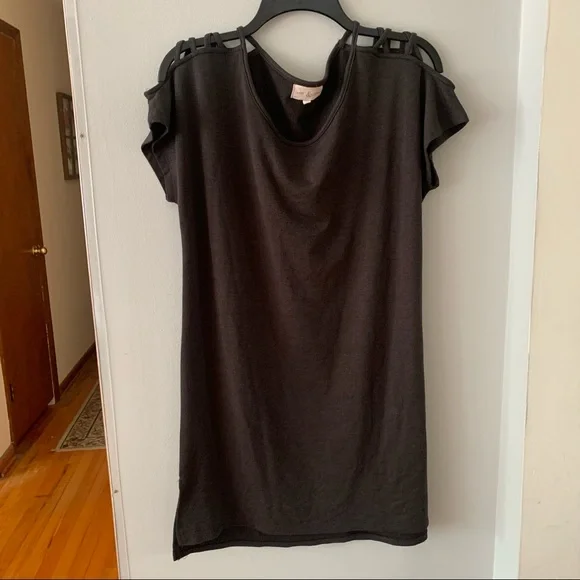 Thyme & Honey Gray T-Shirt Dress - Picture 1 of 5